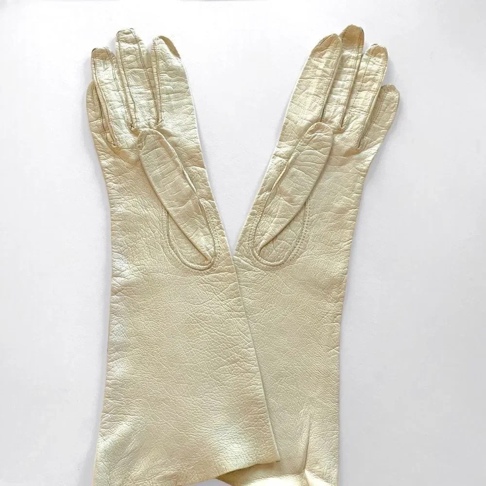 Vintage Real Kid Leather Gloves